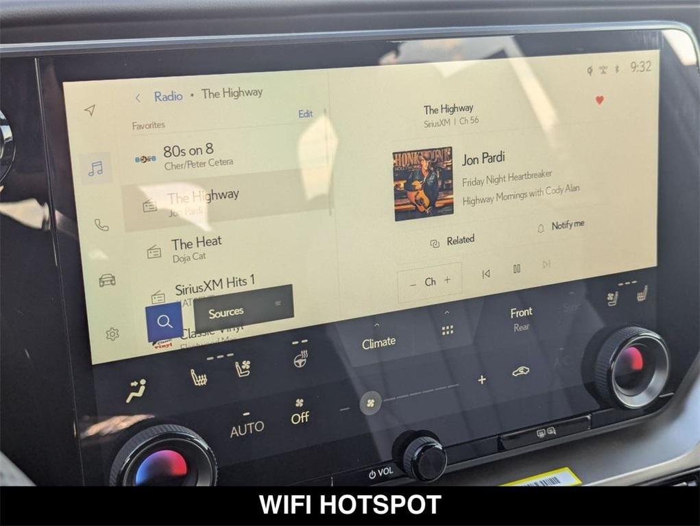 new 2025 Lexus TX 500h car, priced at $76,233