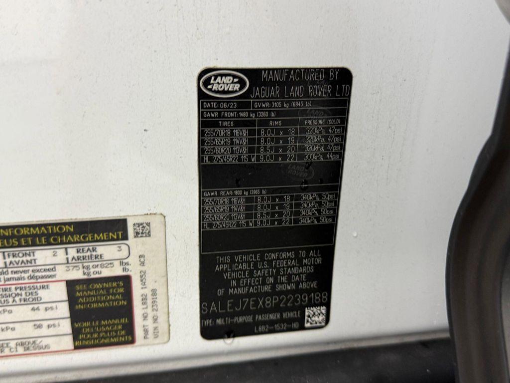 used 2023 Land Rover Defender car, priced at $49,221