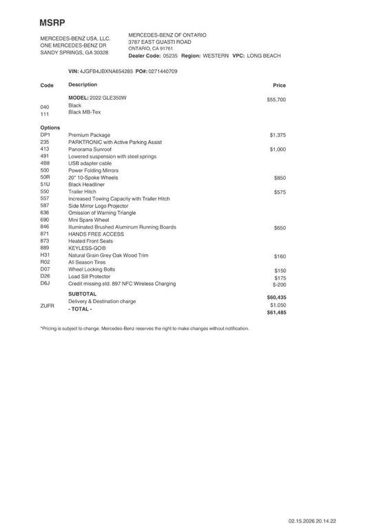 used 2022 Mercedes-Benz GLE 350 car, priced at $31,981