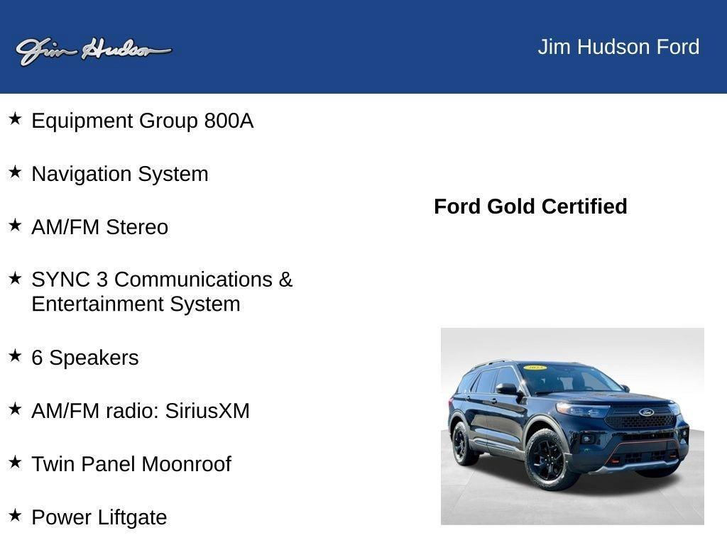 used 2023 Ford Explorer car, priced at $37,467