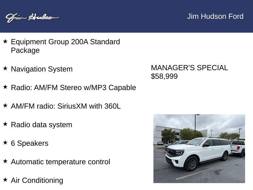 used 2025 Ford Expedition Max car, priced at $59,598