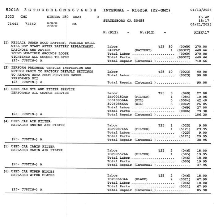 used 2022 GMC Sierra 1500 car, priced at $40,668