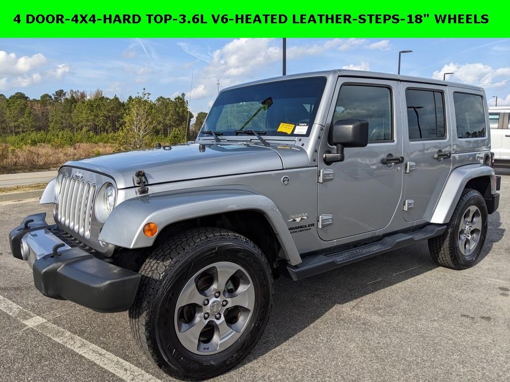 used 2017 Jeep Wrangler Unlimited car, priced at $17,677