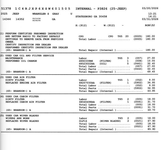 used 2025 Jeep Wrangler 4xe car, priced at $31,977