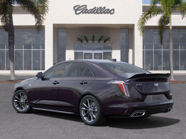 new 2025 Cadillac CT4 car, priced at $47,130