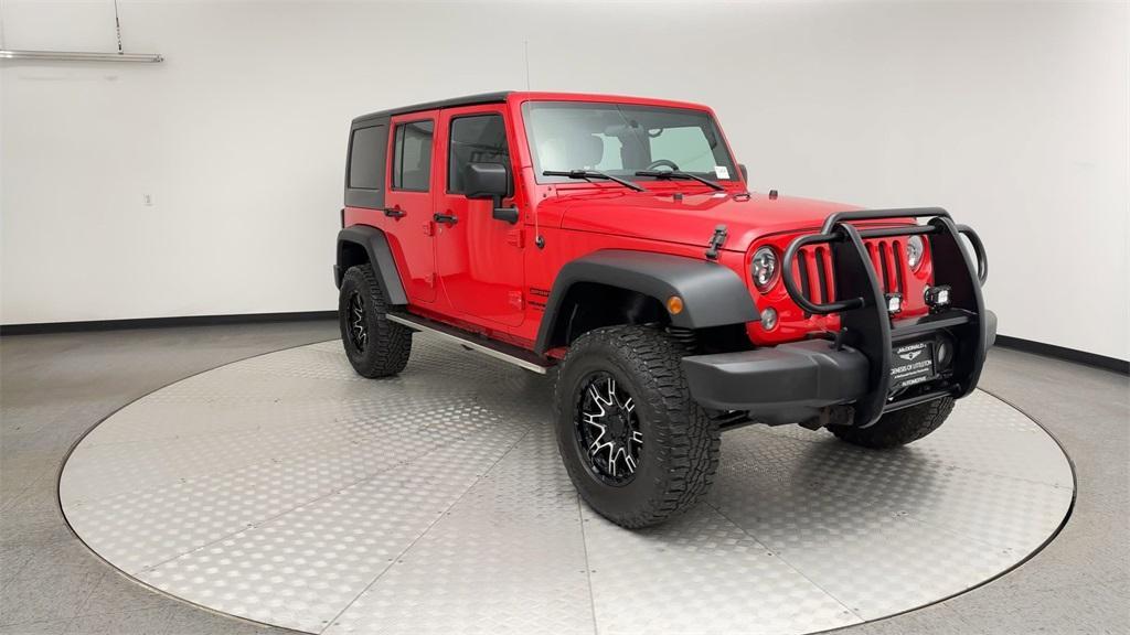 used 2015 Jeep Wrangler Unlimited car, priced at $18,601