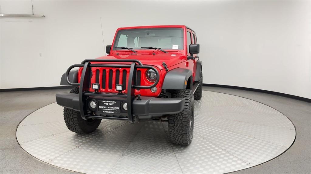 used 2015 Jeep Wrangler Unlimited car, priced at $18,601