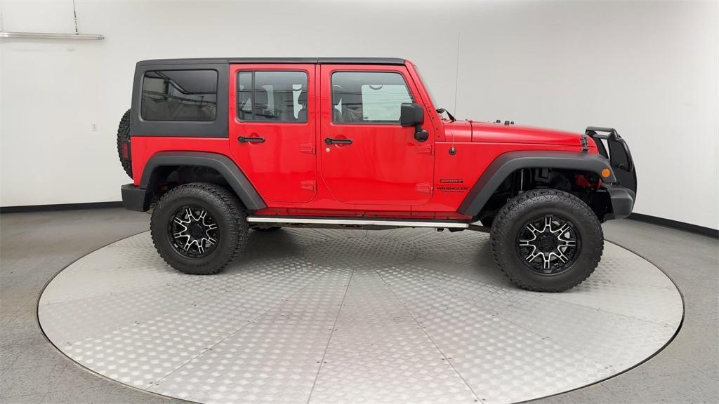used 2015 Jeep Wrangler Unlimited car, priced at $18,601