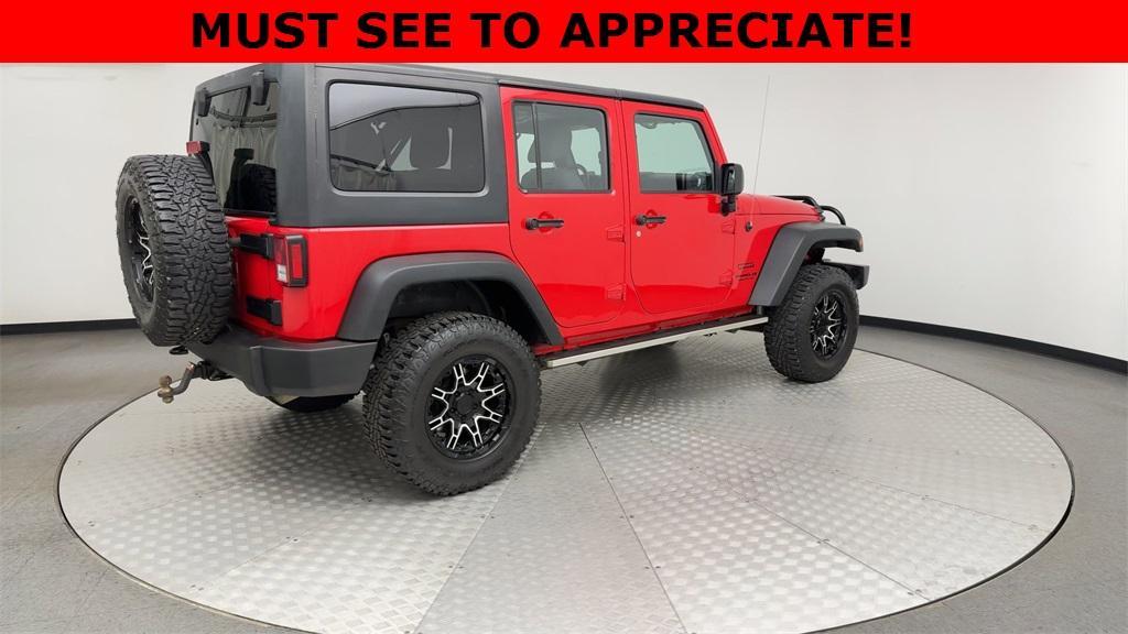used 2015 Jeep Wrangler Unlimited car, priced at $18,601