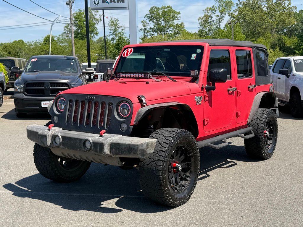 used 2017 Jeep Wrangler Unlimited car, priced at $15,777