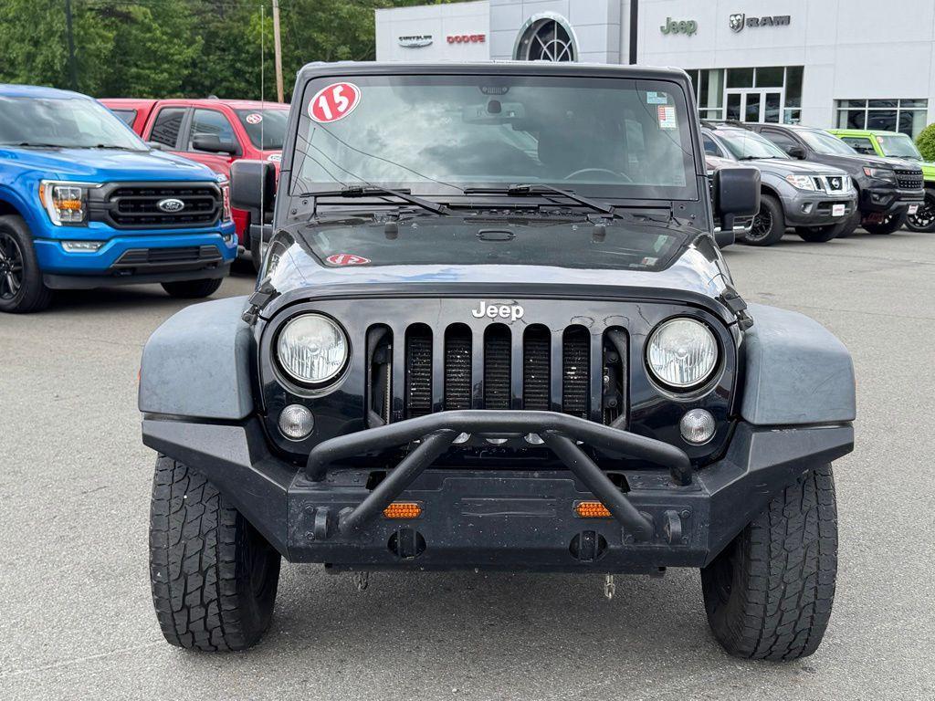 used 2015 Jeep Wrangler Unlimited car, priced at $12,377