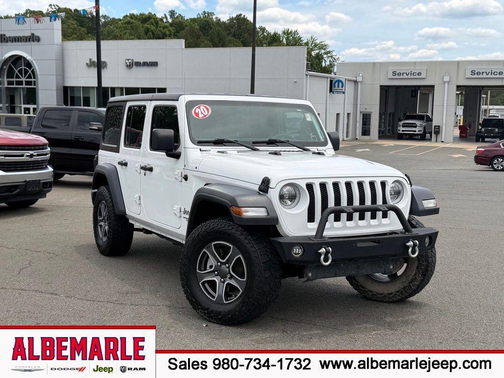 used 2020 Jeep Wrangler Unlimited car, priced at $23,277