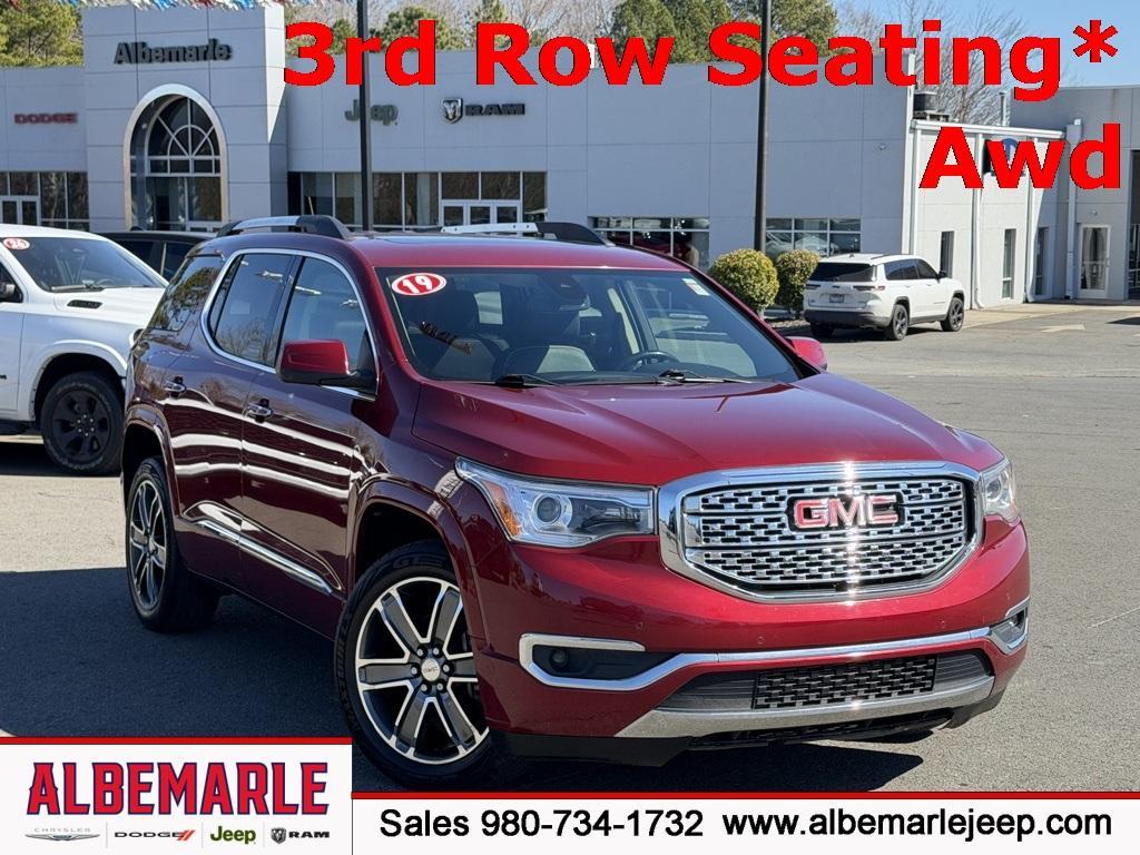 used 2019 GMC Acadia car, priced at $17,777