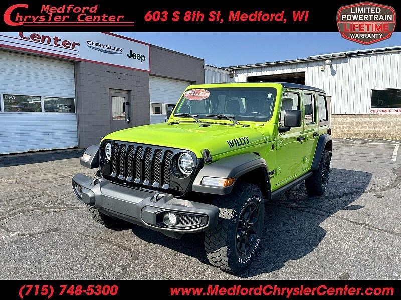 used 2021 Jeep Wrangler Unlimited car, priced at $31,346
