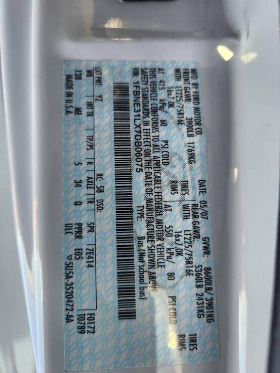 used 2007 Ford E350 Super Duty car, priced at $9,995