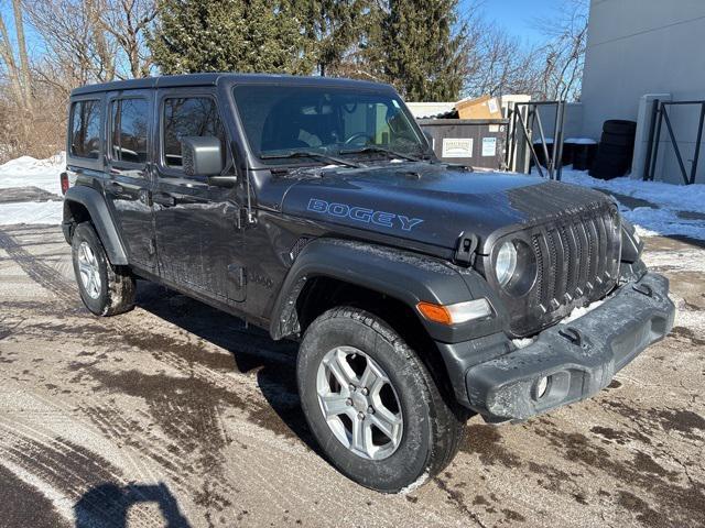used 2021 Jeep Wrangler Unlimited car, priced at $27,413