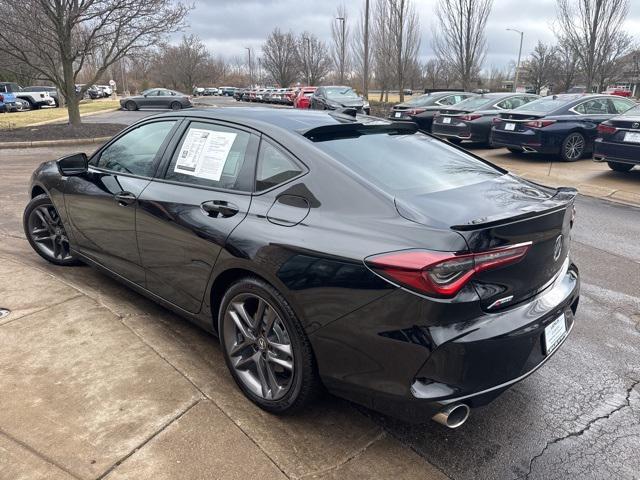 used 2025 Acura TLX car, priced at $44,500