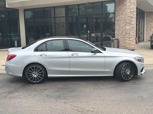 used 2018 Mercedes-Benz C-Class car, priced at $15,021