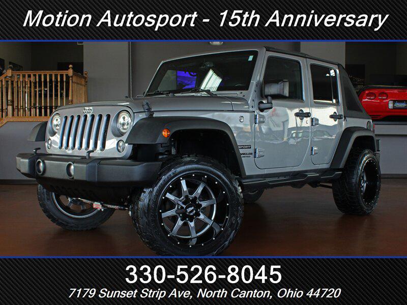 used 2017 Jeep Wrangler Unlimited car, priced at $21,995