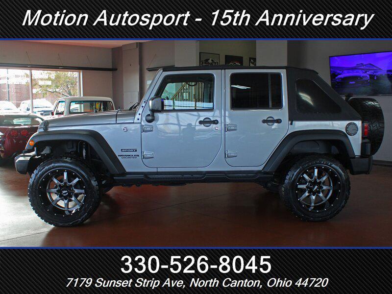 used 2017 Jeep Wrangler Unlimited car, priced at $21,995