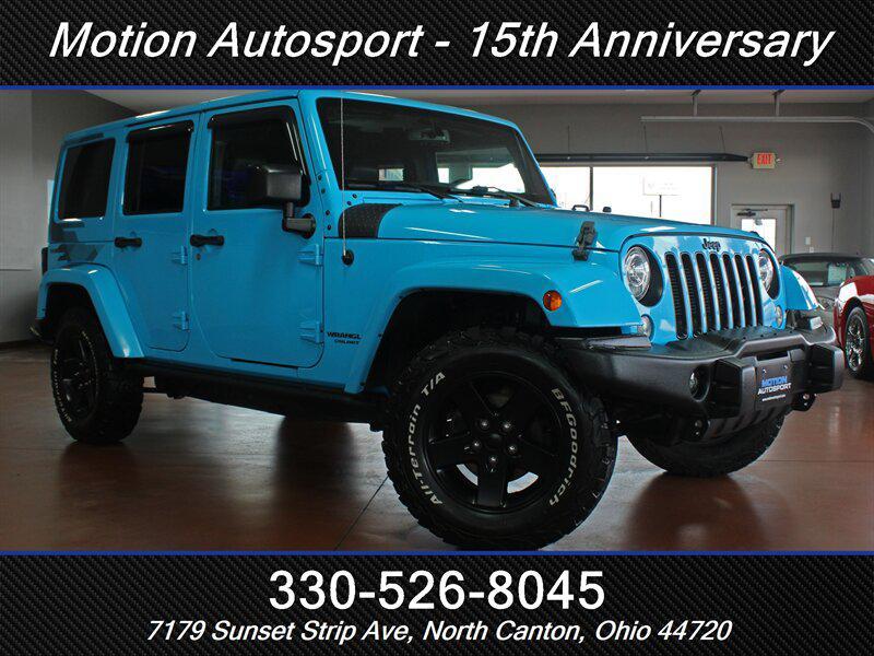 used 2017 Jeep Wrangler Unlimited car, priced at $17,988