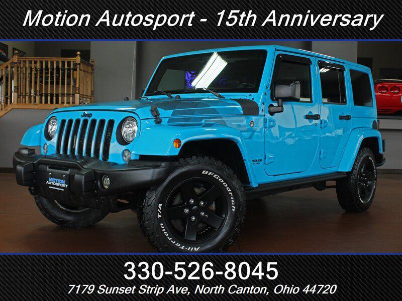 used 2017 Jeep Wrangler Unlimited car, priced at $17,988