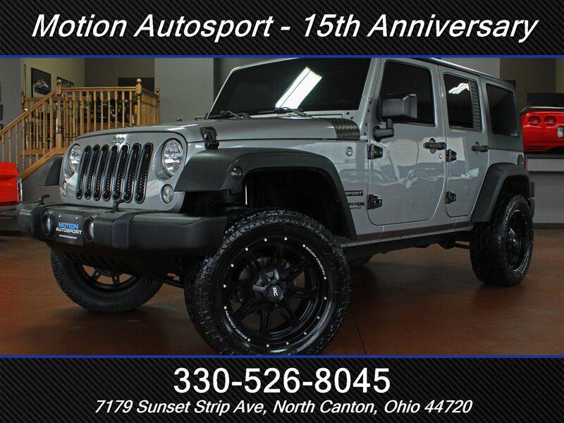 used 2018 Jeep Wrangler JK Unlimited car, priced at $17,989