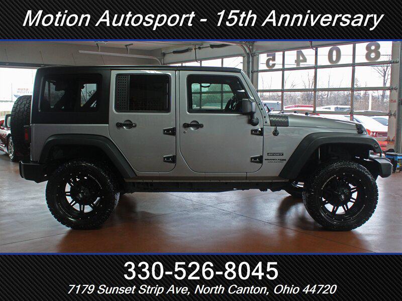 used 2018 Jeep Wrangler JK Unlimited car, priced at $17,989