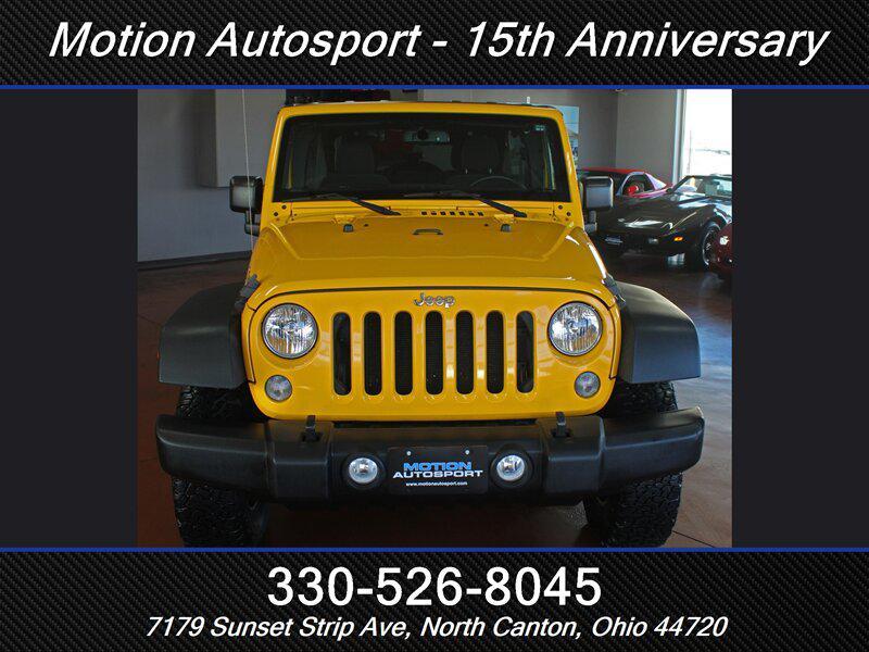 used 2015 Jeep Wrangler Unlimited car, priced at $21,948