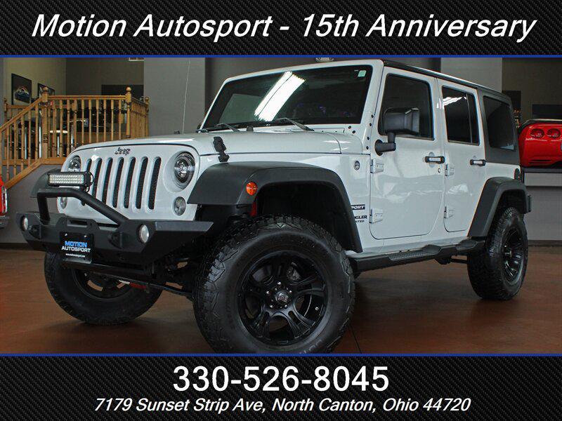 used 2015 Jeep Wrangler Unlimited car, priced at $15,989