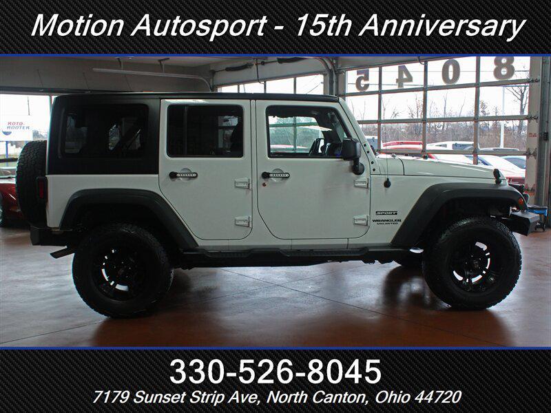 used 2015 Jeep Wrangler Unlimited car, priced at $15,989