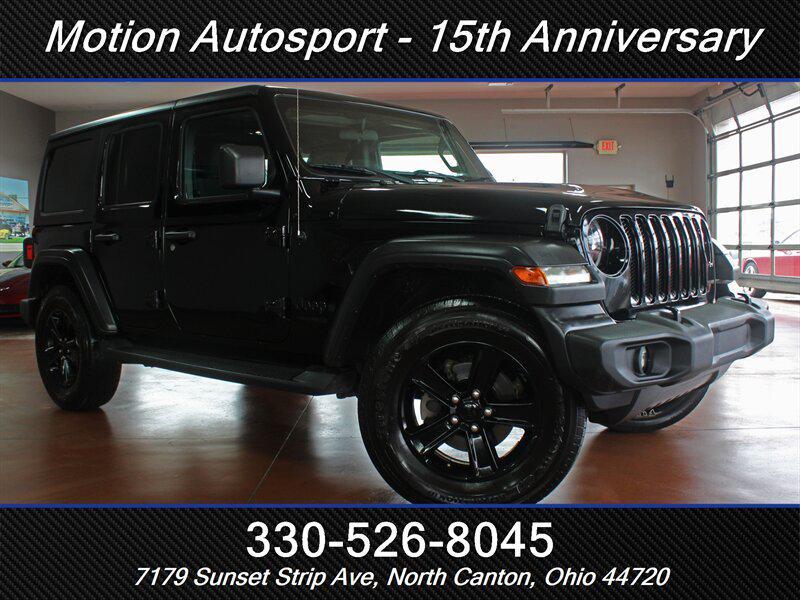 used 2021 Jeep Wrangler Unlimited car, priced at $23,989