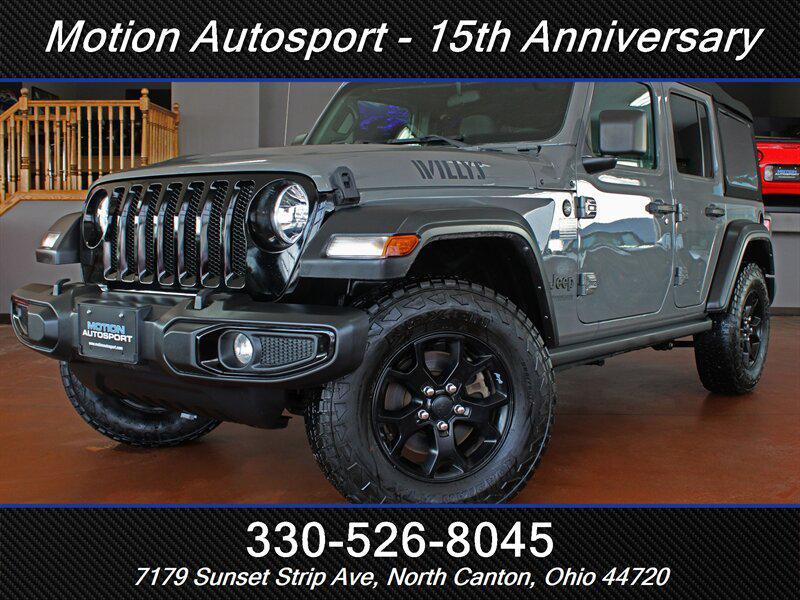 used 2021 Jeep Wrangler Unlimited car, priced at $24,966