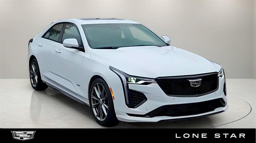 new 2025 Cadillac CT4-V car, priced at $55,549