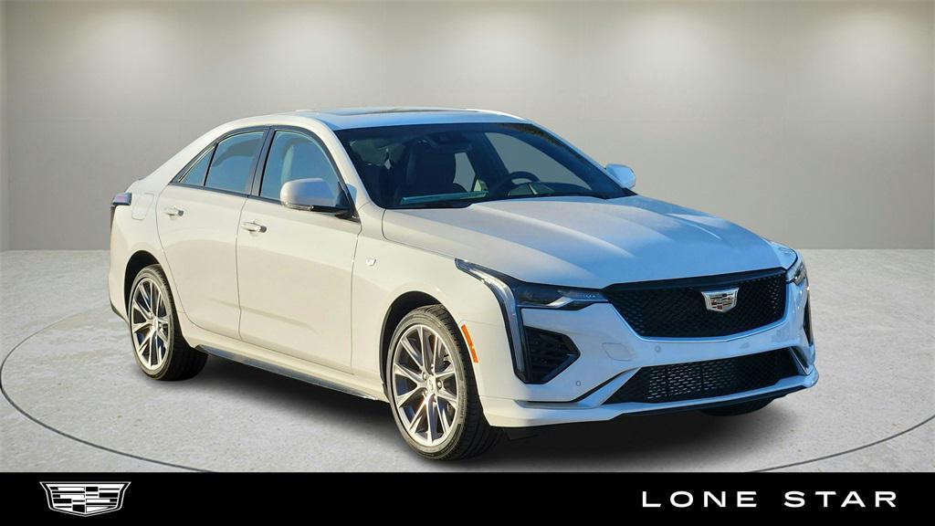 new 2025 Cadillac CT4 car, priced at $49,250