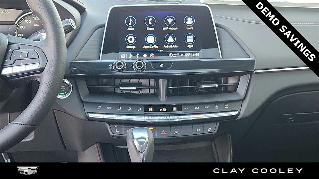 new 2025 Cadillac CT4 car, priced at $49,750
