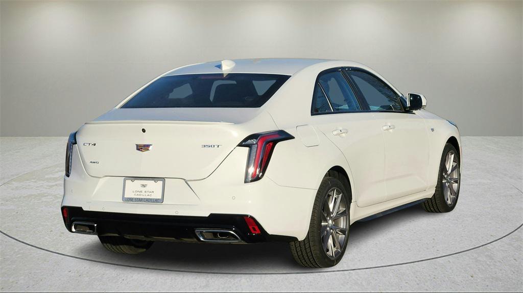 new 2025 Cadillac CT4 car, priced at $49,250
