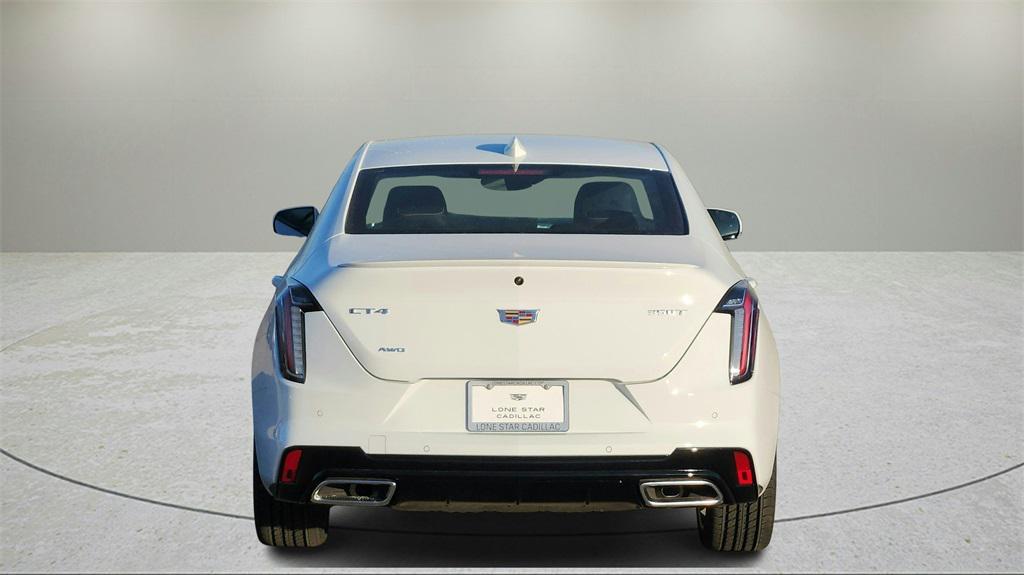 new 2025 Cadillac CT4 car, priced at $49,250