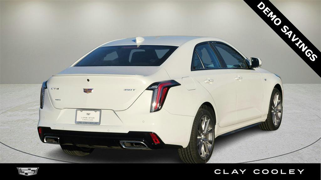 new 2025 Cadillac CT4 car, priced at $49,750