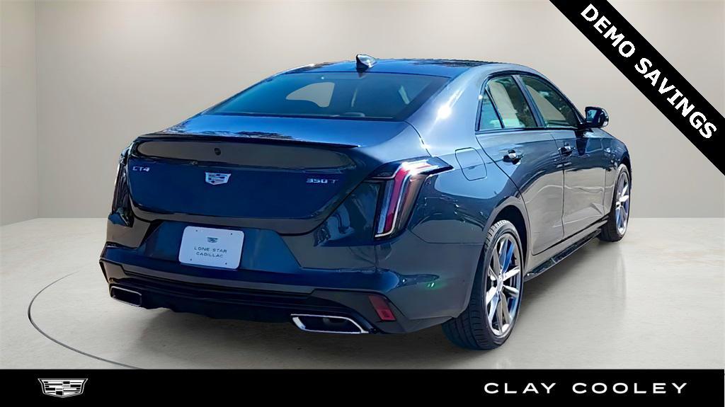 new 2025 Cadillac CT4 car, priced at $49,150
