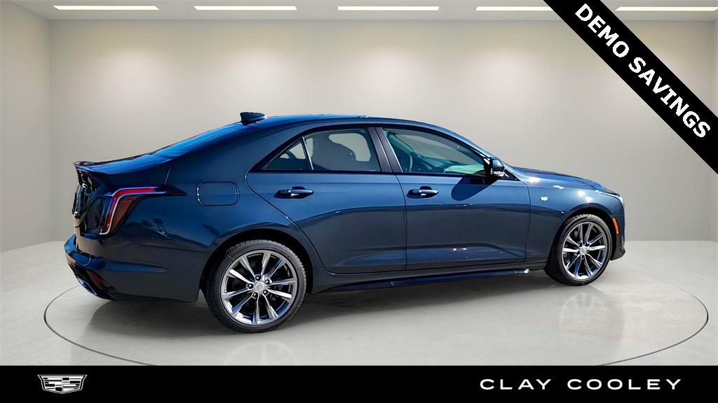 new 2025 Cadillac CT4 car, priced at $49,150