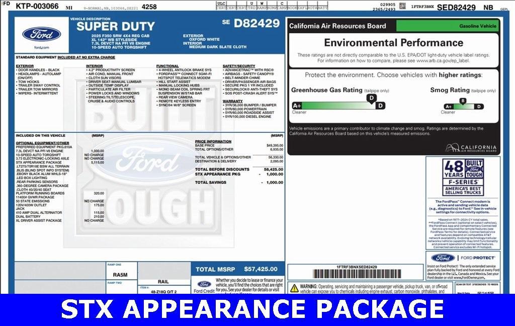 new 2025 Ford F-350 car, priced at $54,539