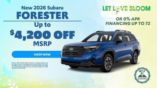new 2026 Subaru Forester car, priced at $35,636