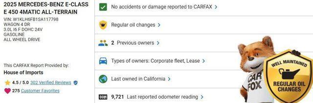 used 2025 Mercedes-Benz E-Class car, priced at $65,933