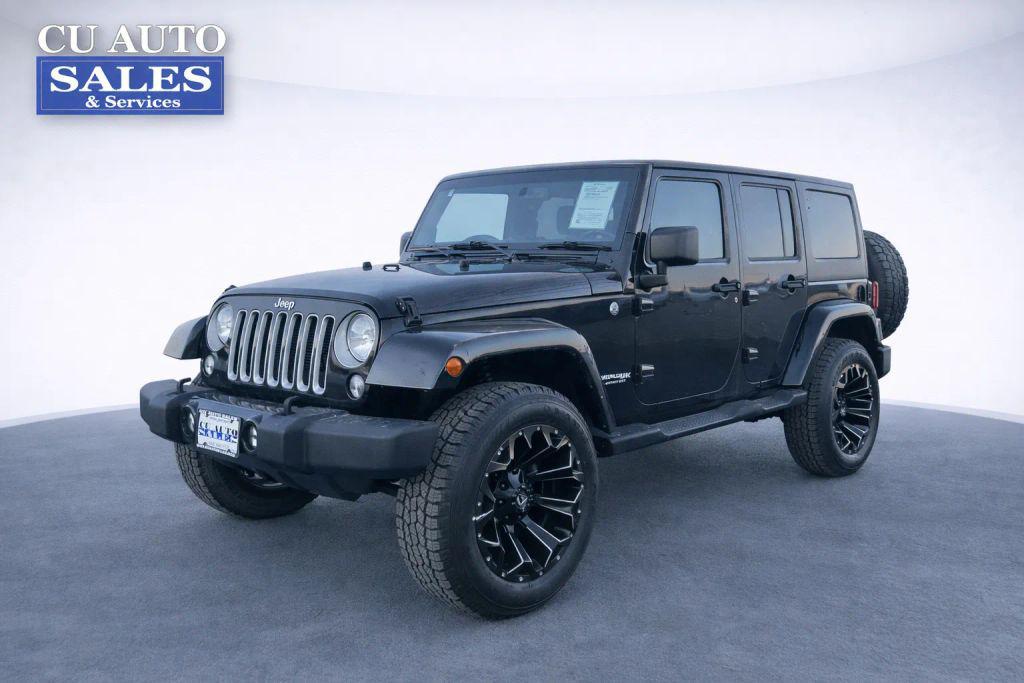 used 2018 Jeep Wrangler JK Unlimited car, priced at $18,999