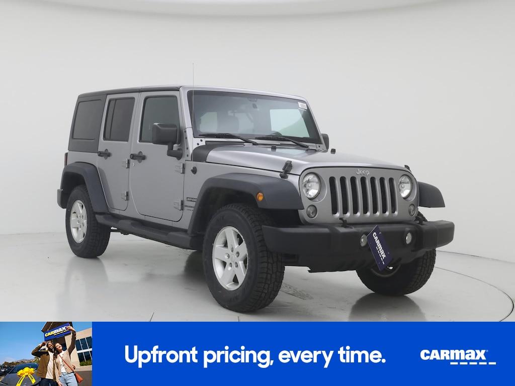 used 2018 Jeep Wrangler car, priced at $20,998