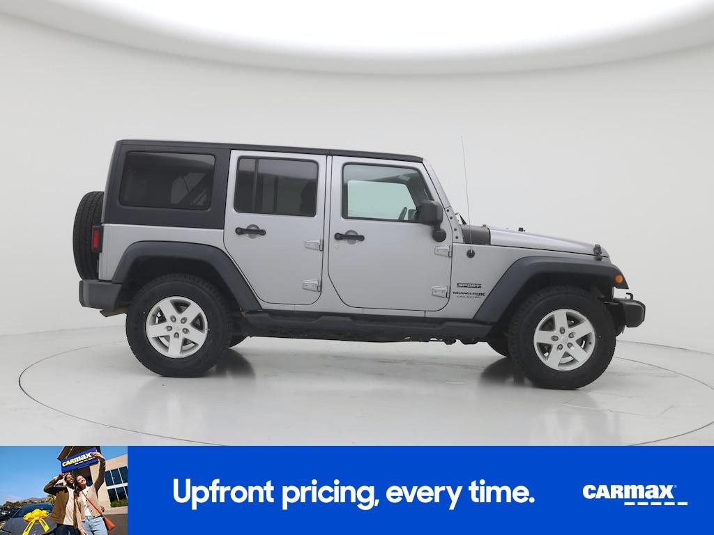 used 2018 Jeep Wrangler car, priced at $20,998