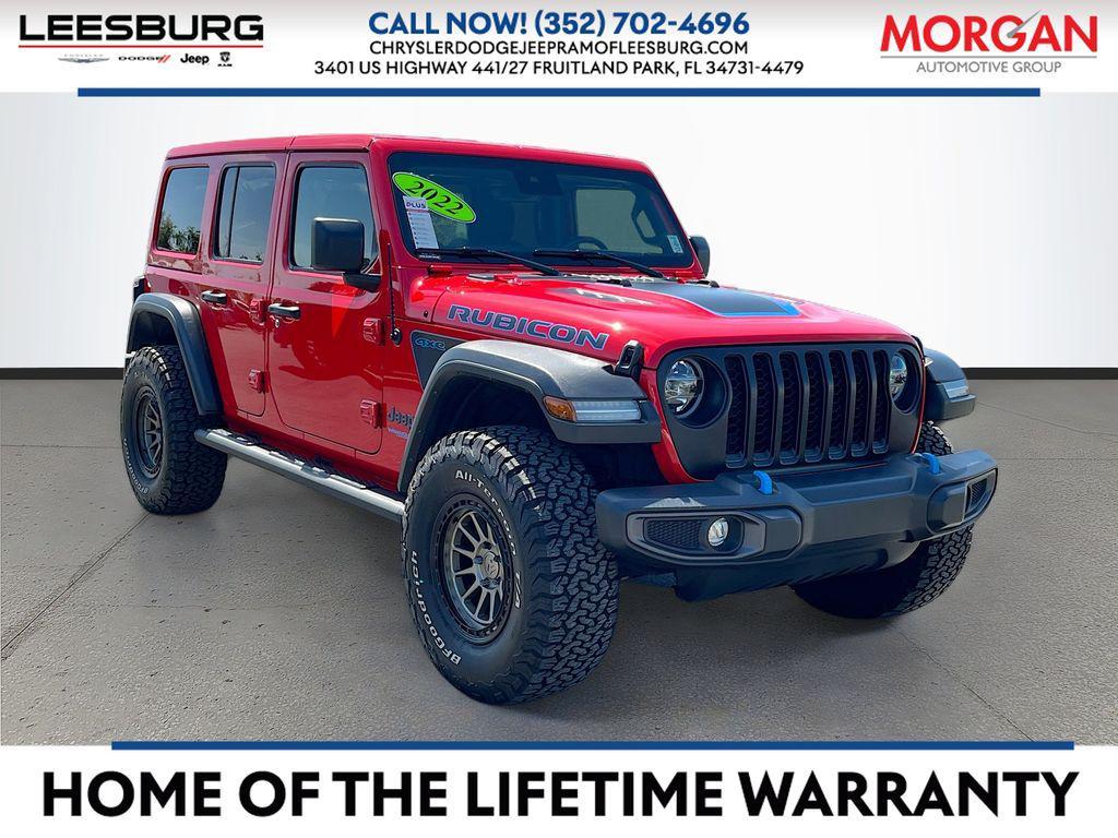 used 2022 Jeep Wrangler Unlimited 4xe car, priced at $32,591