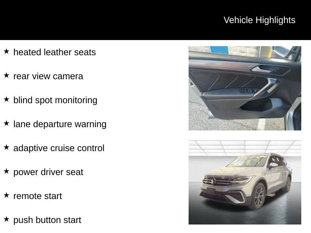 used 2022 Volkswagen Tiguan car, priced at $23,282