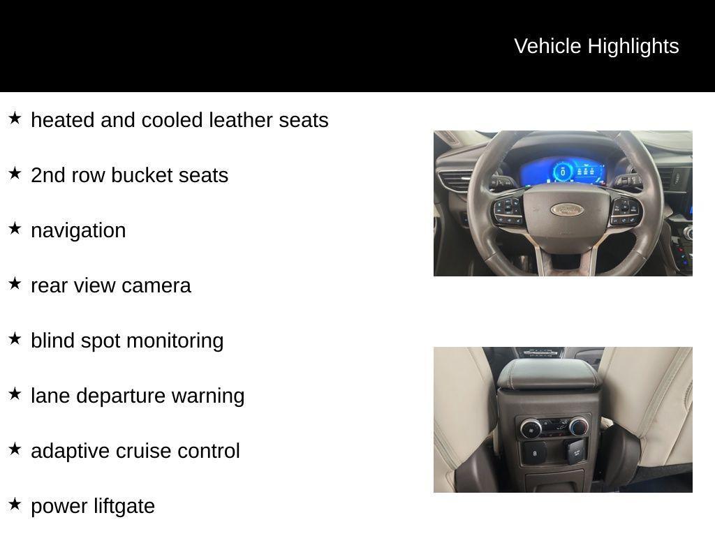 used 2023 Ford Explorer car, priced at $36,600